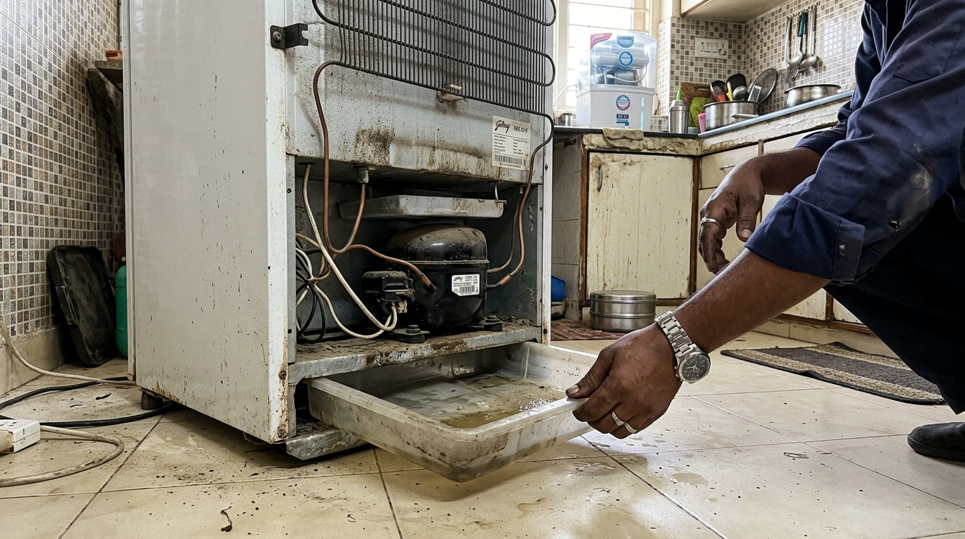 How to Fix a Refrigerator Drip Pan That's Overflowing